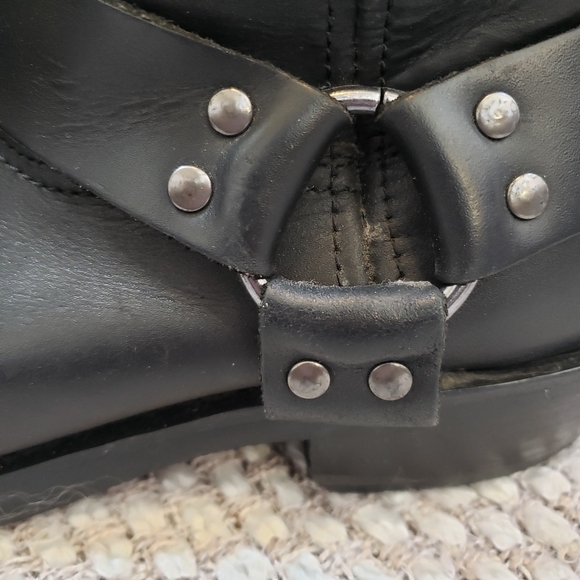 DINGO REV UP ZIPPER MOTORCYCLE BOOTS - SQUARE TOE 11.5D - Picture 9 of 11